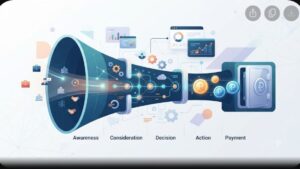Современная схема автоматизации воронки продаж B2B от лида до оплаты от компании Sales Machine
